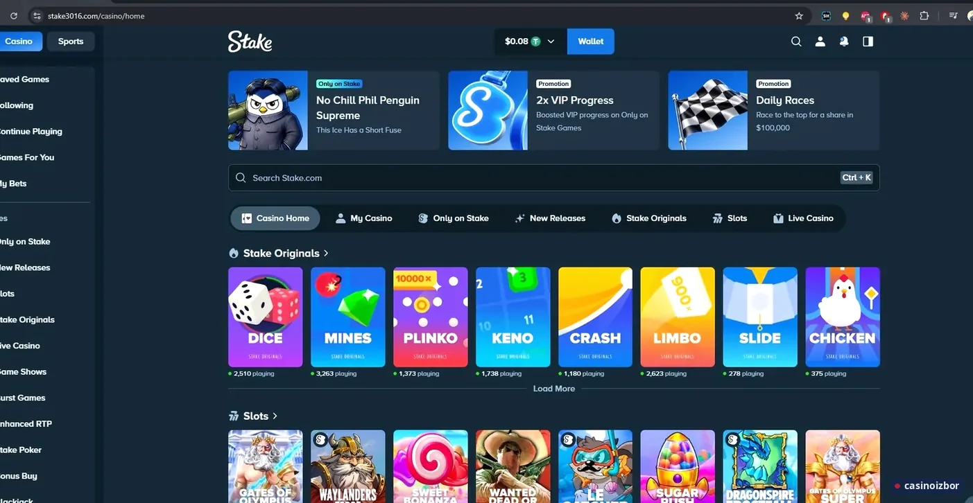 Stake Originals u lobiju: Dice, Mines, Plinko i Crash